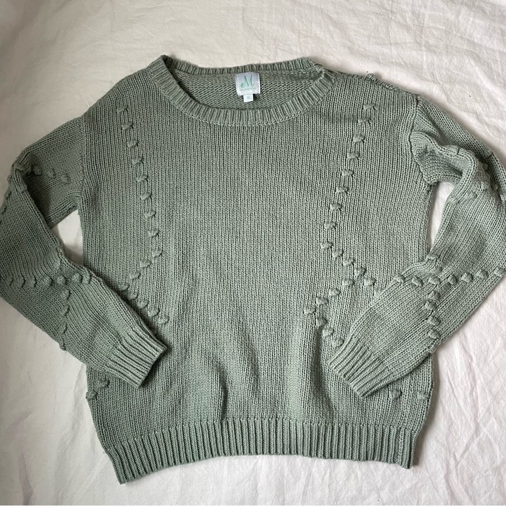 Mint Julep Boutique Sage Sweater (ShoptheMint)